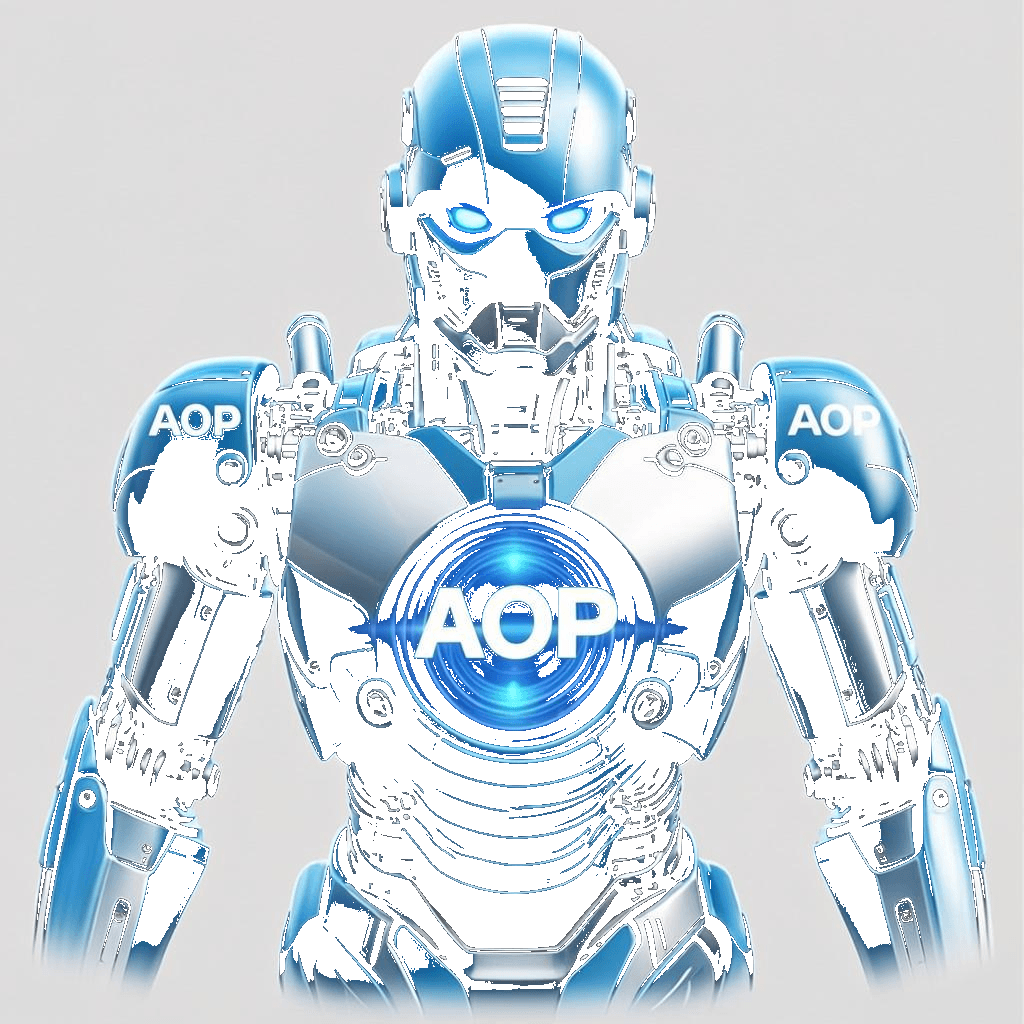 AOP — Azul Opportunities Program robotic emblem